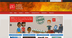 Desktop Screenshot of powdercoating.org